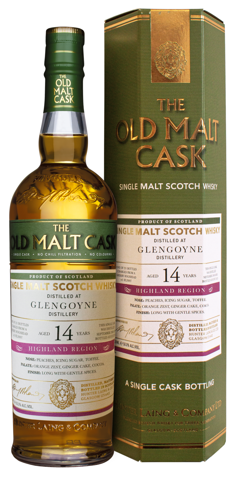  Hunter Laing Glengoyne  Range Old Malt Cask 14 y Sherry Hogshead 50% ABV  Inhalt 0,7 l 231 bottles