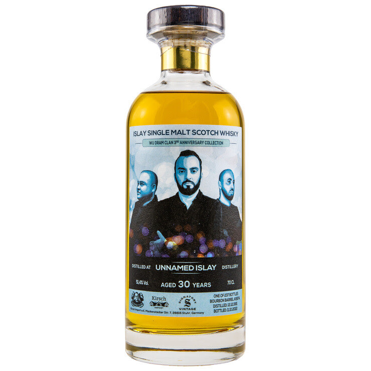 Unnamed Islay 30 y. Wu DRAM Clan 30y 12/12/1991 Abgef. 11/10/2022 Bourbon Barrel  2674 237 Flaschen