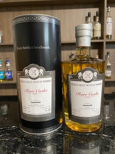 Malts of Scotland Tormore 1992 2021 45 %Vol Bourbon Hogshead Rare Cask Range
