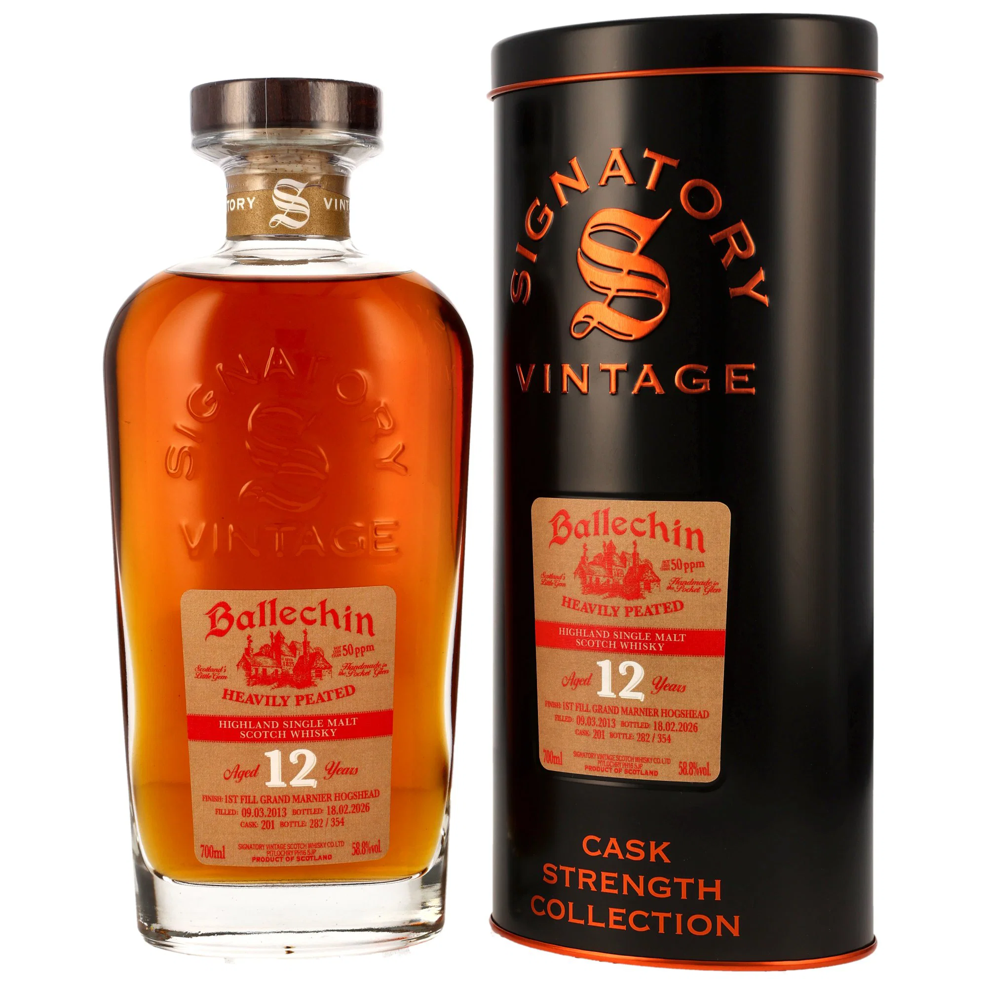 Signatory Ballechin 2008/2026 17 y 11st Fill Ruby Port Hogshead #181 58,9 %Vol