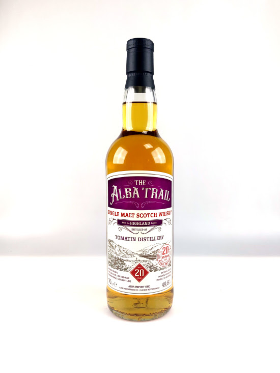 Alba Trail Tomatin 2006 20 Jahre  Bourbon Barrel 49,8 % vol.  "20 Years of Alba Import"
