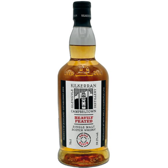 Kilkerran Heavily peated Batch 9 90 % Bourbon 10 % Sherry 59,2 % Vol.