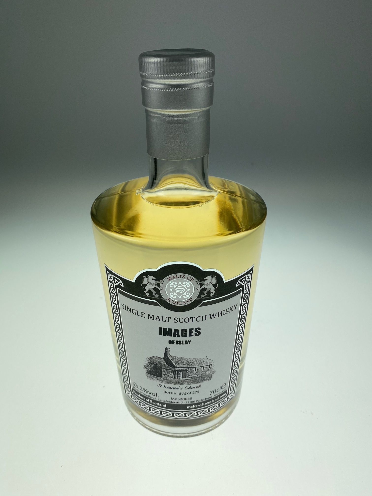 Malts of Scotland Images of Islay St. Kiarans Church 53,2 %Vol
