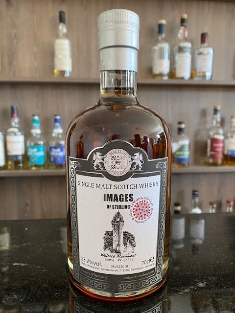 Malts of Scotland IMAGES OF STIRLING "Wallace Monument" 53.2 %Vol 341 bottles