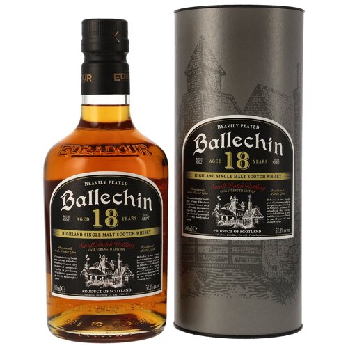 Ballechin 18y Cask Strength 57,8 %Vol Bourbon & Sherry Casks Originalabfüllung
