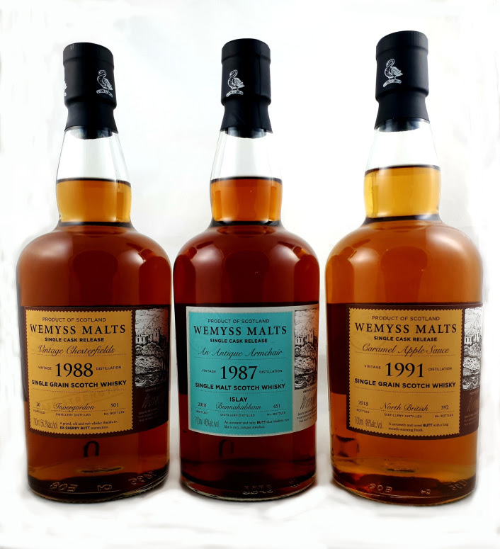 Wemyss North British Caramel Apple Sauce 1991 27 y 46 %Vol Sherry Butt 592 bottles