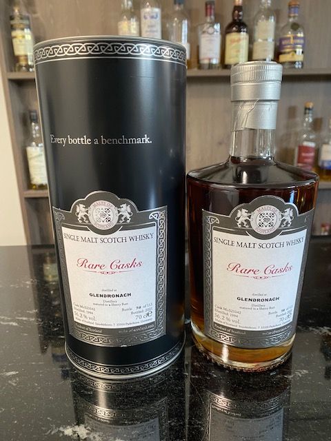 Malts of Scotland Glendronach 1994 - MoS21042 "Rare Casks Range" Sherry Butt - 56.2% - 113 Bottles