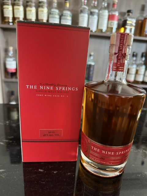 The Nine SpringsSingle Cask Selection  Port Wine Cask No. 2 48 %Vol. 0,5l