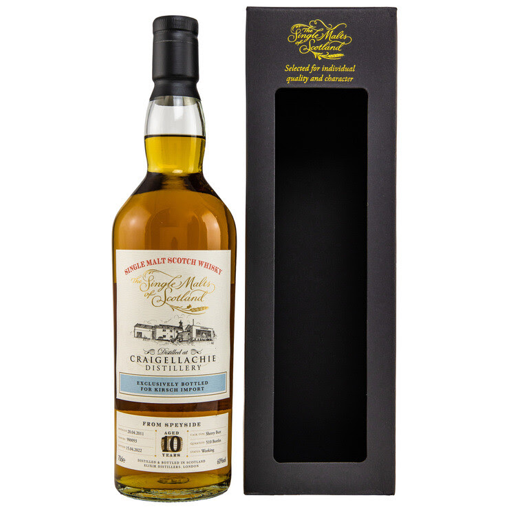 Craigellachie 2011/2022 The Single Malts of Scotland10 y 20/04/2011 - 15/04/2022 Sherry Butt Fassnr.