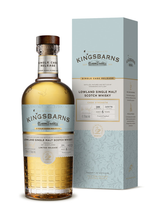 KINGSBARNS  Ex Peated Single Cask 6 Jahre 61,5 %Vol for Germany