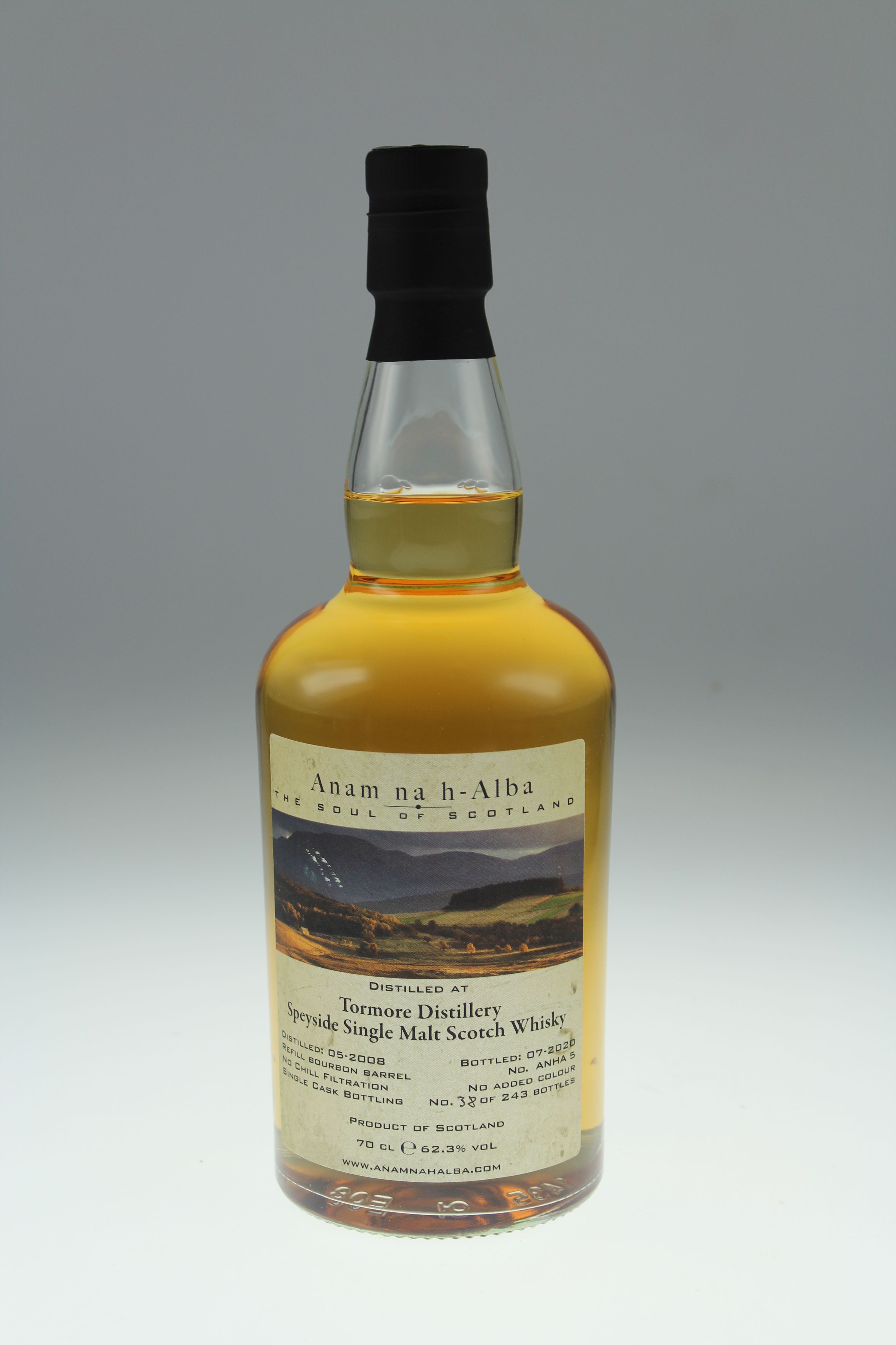 IMG_2112 Anam na h-Alba Tormore 2008 Bourbon 12 y 62,3 %Vol