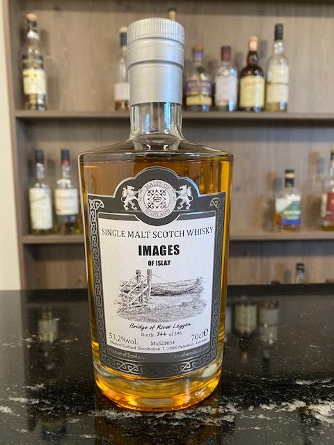 Malts of Scotland IMAGES of Islay Bridge of River Laggan 53.2%Vol 396 Bottles