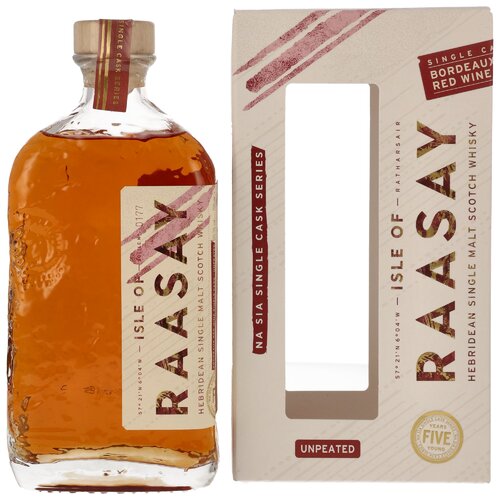 Isle of Raasay 5y 60,3 %Vol Bordeaux Red Wine Cask