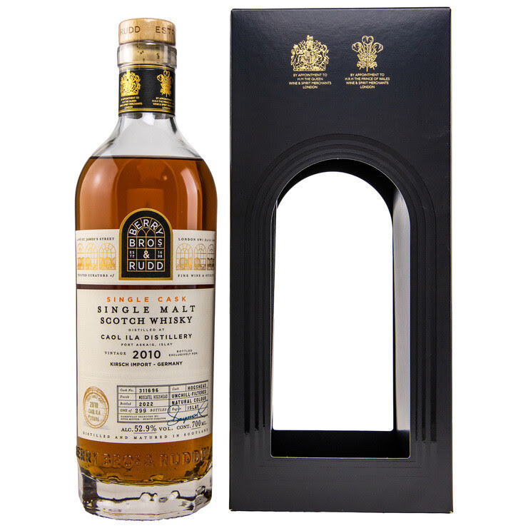 Berry Bros. & Rudd Caol Ila 2010/2022 Moscatel Finish 299 B. 52,9%Vol