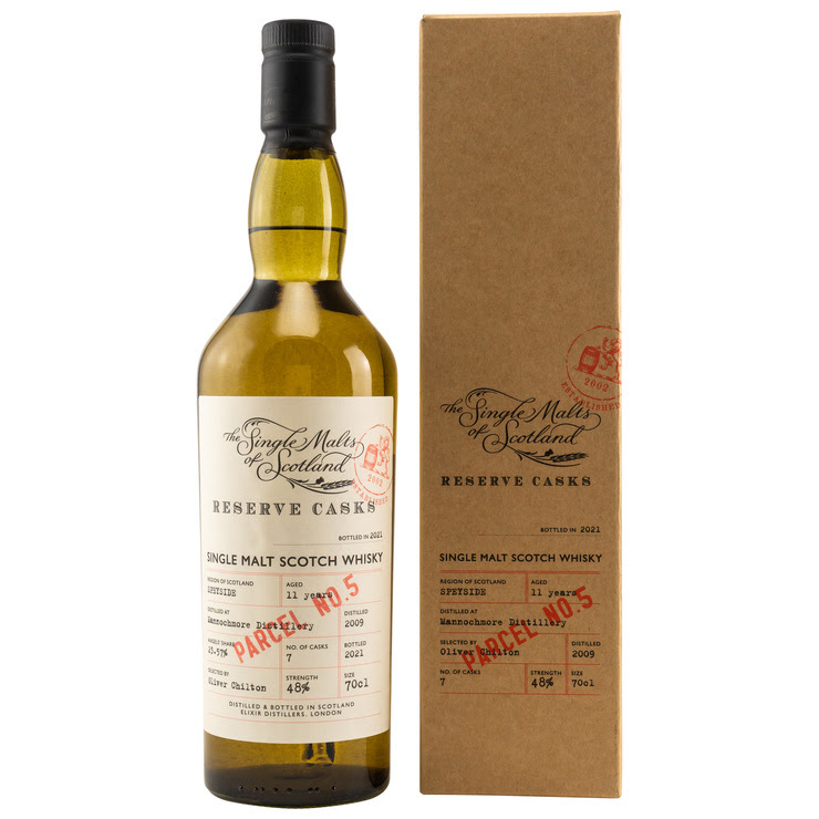 The Single Malts of Scotland Mannochmore 2009/2021 11 y 48 %Vol
