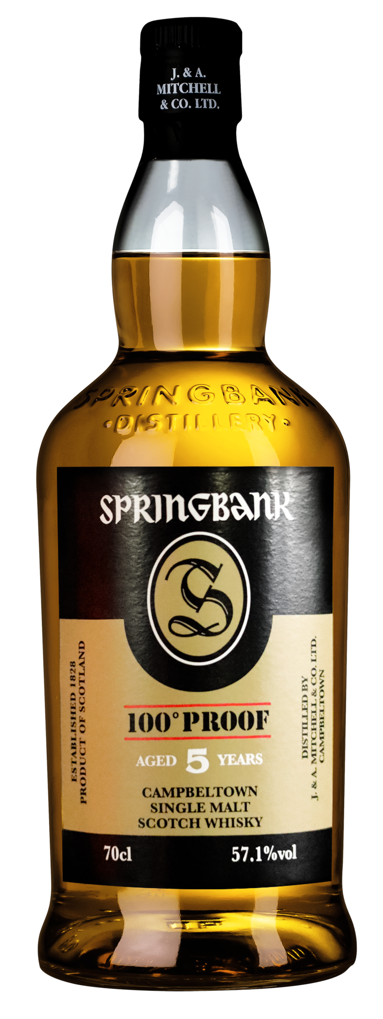 Springbank 100° PROOF100% Bourbon Casks 57,1  %Vol