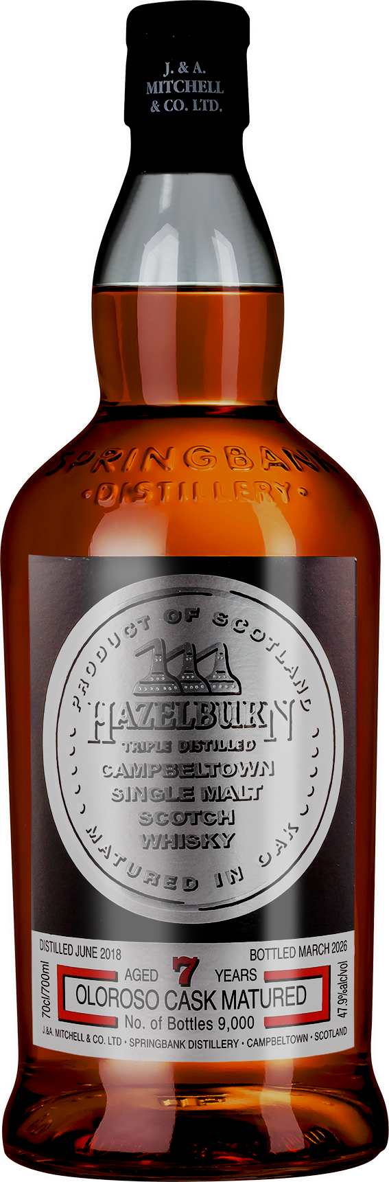 Springbank Hazelburn 7y Oloroso Cask Matured 47,9 %Vol 2026