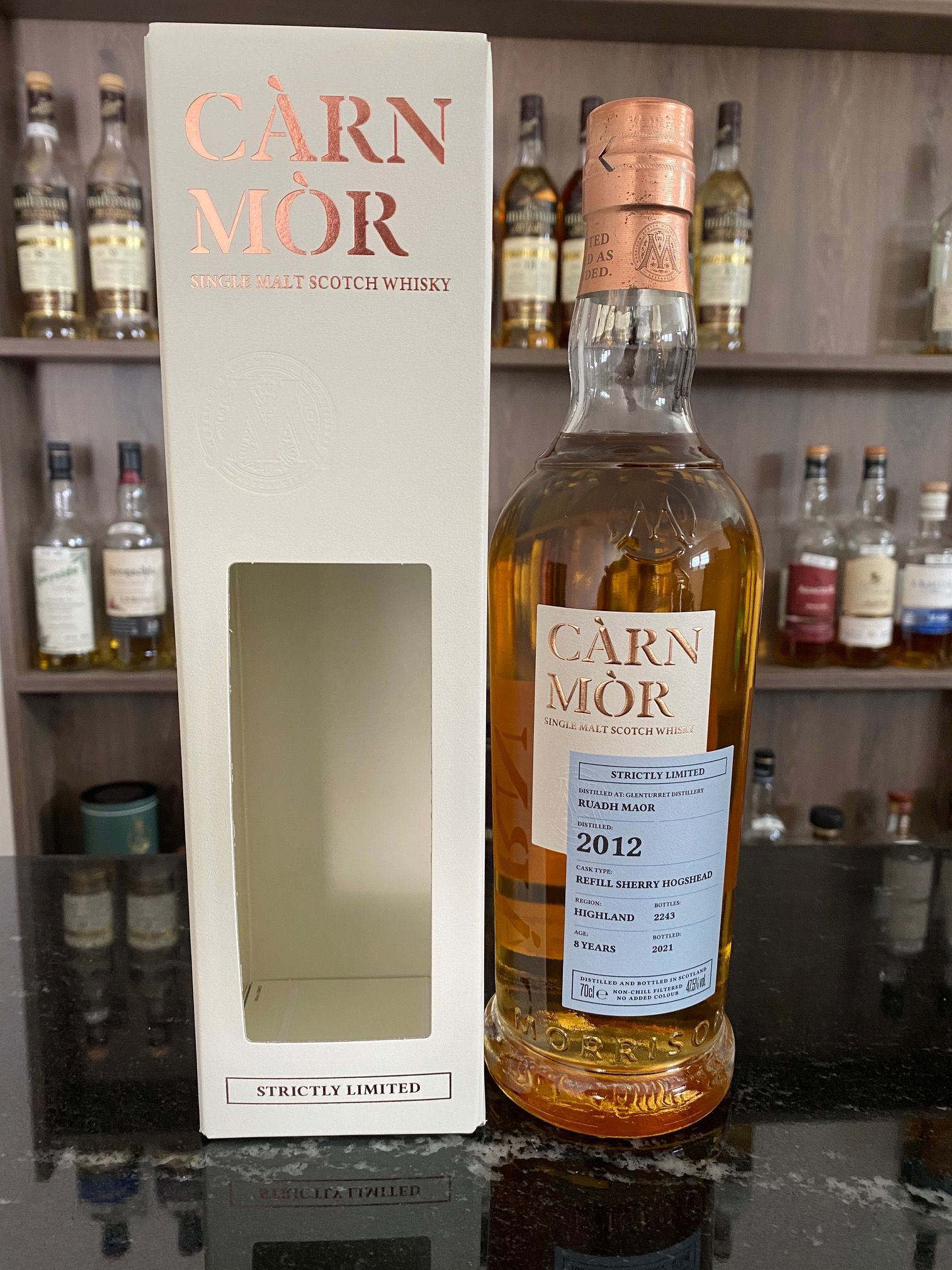 Carn Mor Ruadh Maor 2012 2021 8 y Refill Sherry Hogsheads Highland 47,5%