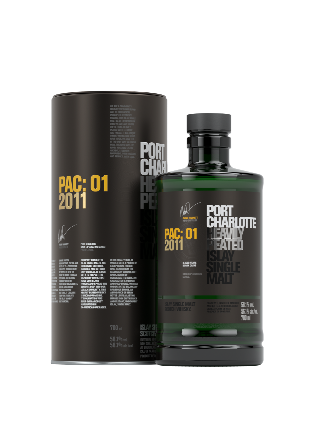 Bruichladdich Port Charlotte PAC:01 8y  56,1 %Vol