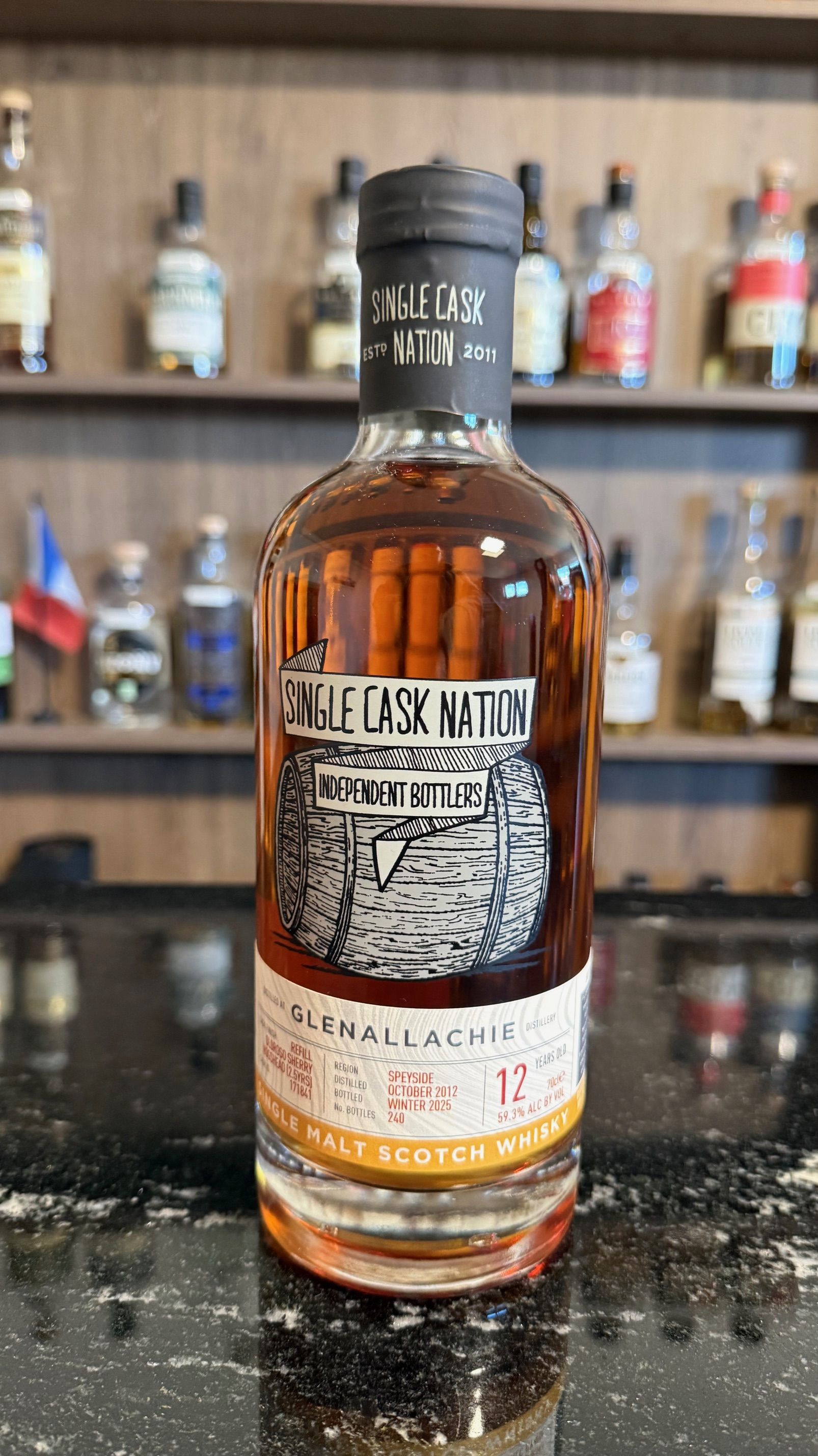 Single Cask Nation Glenallachie 12y Refill Oloroso Sherry Hogshead 59,3 %Vol