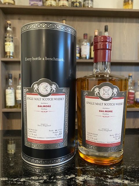 Malts of Scotland DALMORE 2007 Sherry Hogshead - 52.1 %Vol 311 Bottles
