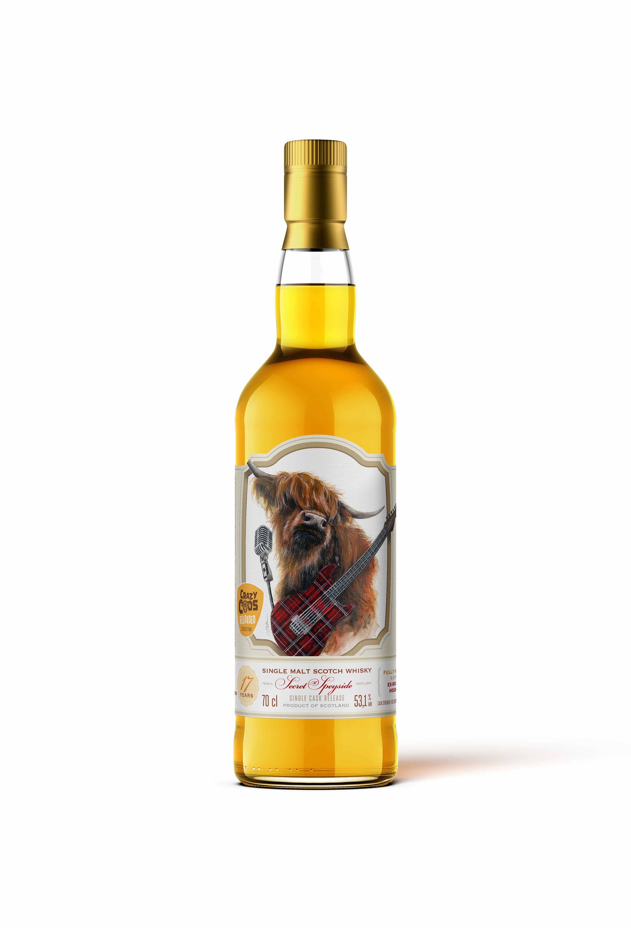 Crazy Coos Reloaded #4: SECRET SPEYSIDE Speyside Single Malt Scotch Whisky 17 Jahre alt (2008/2025) • 53,1 % ABV 342 bottles