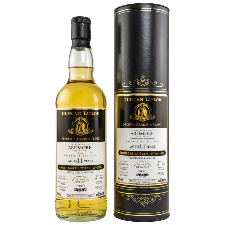 Duncan Taylor Ardmore 2010/2021 11 y Peated Cask 54,8 %Vol