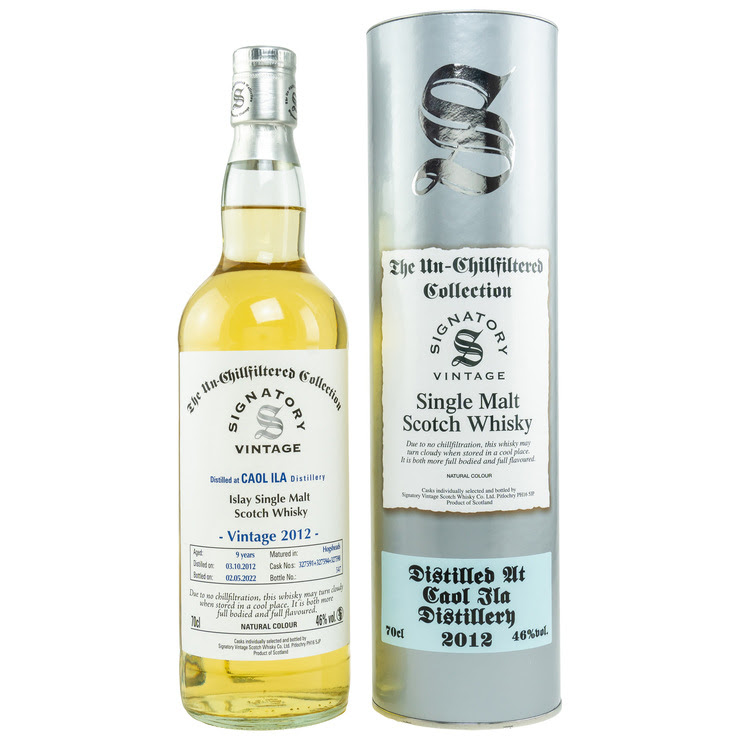 Caol Ila 2012/2022 Peated Un-Chillfiltered Collection Signatory 9 y.  46%Vol
