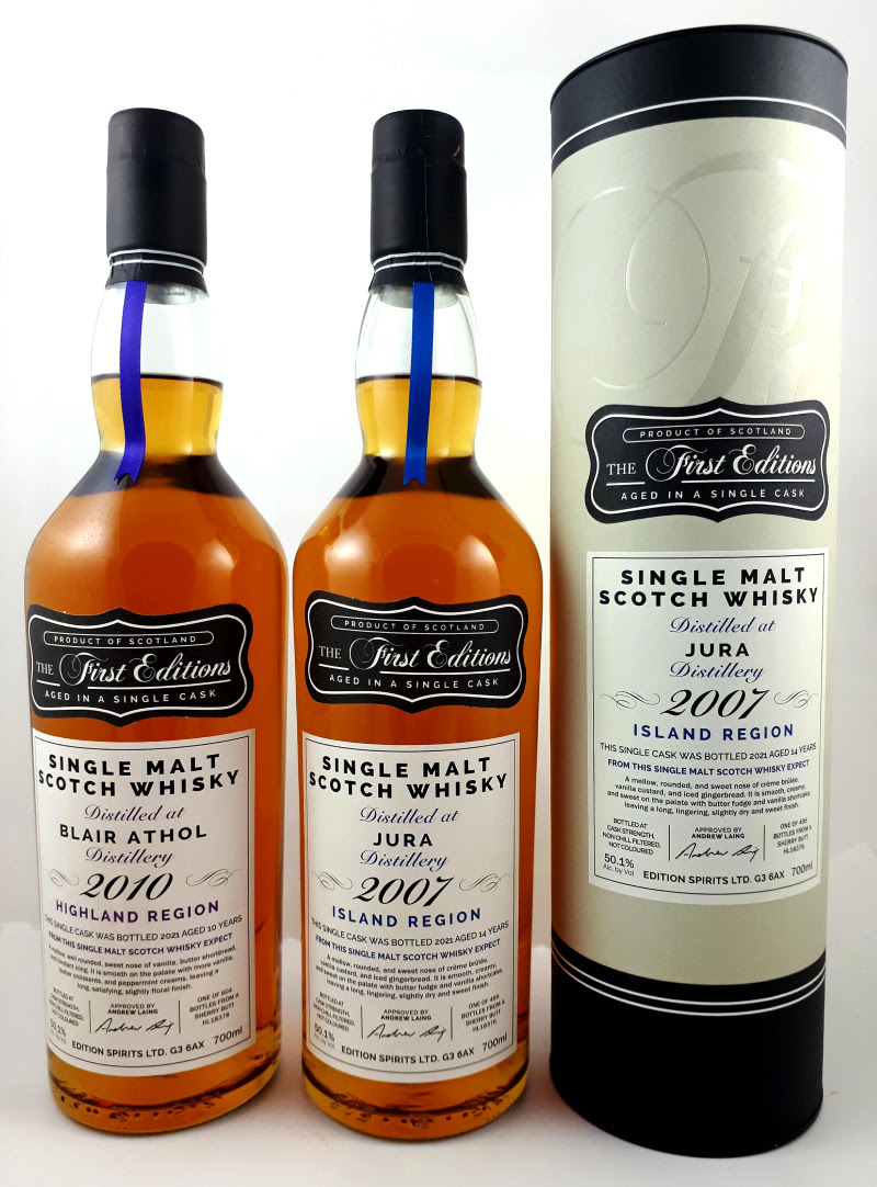 Hunter Laing First Editons Blair Athol Sherry Butt Finish  10 y 2010 50,1 %Vol