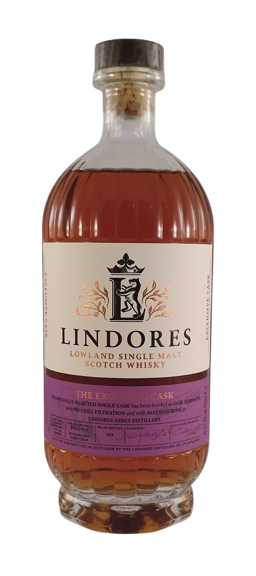 Lindores Abbey The Exclusive  Single Casks 6y Oloroso Sherry Butt 61,4 %Vol 