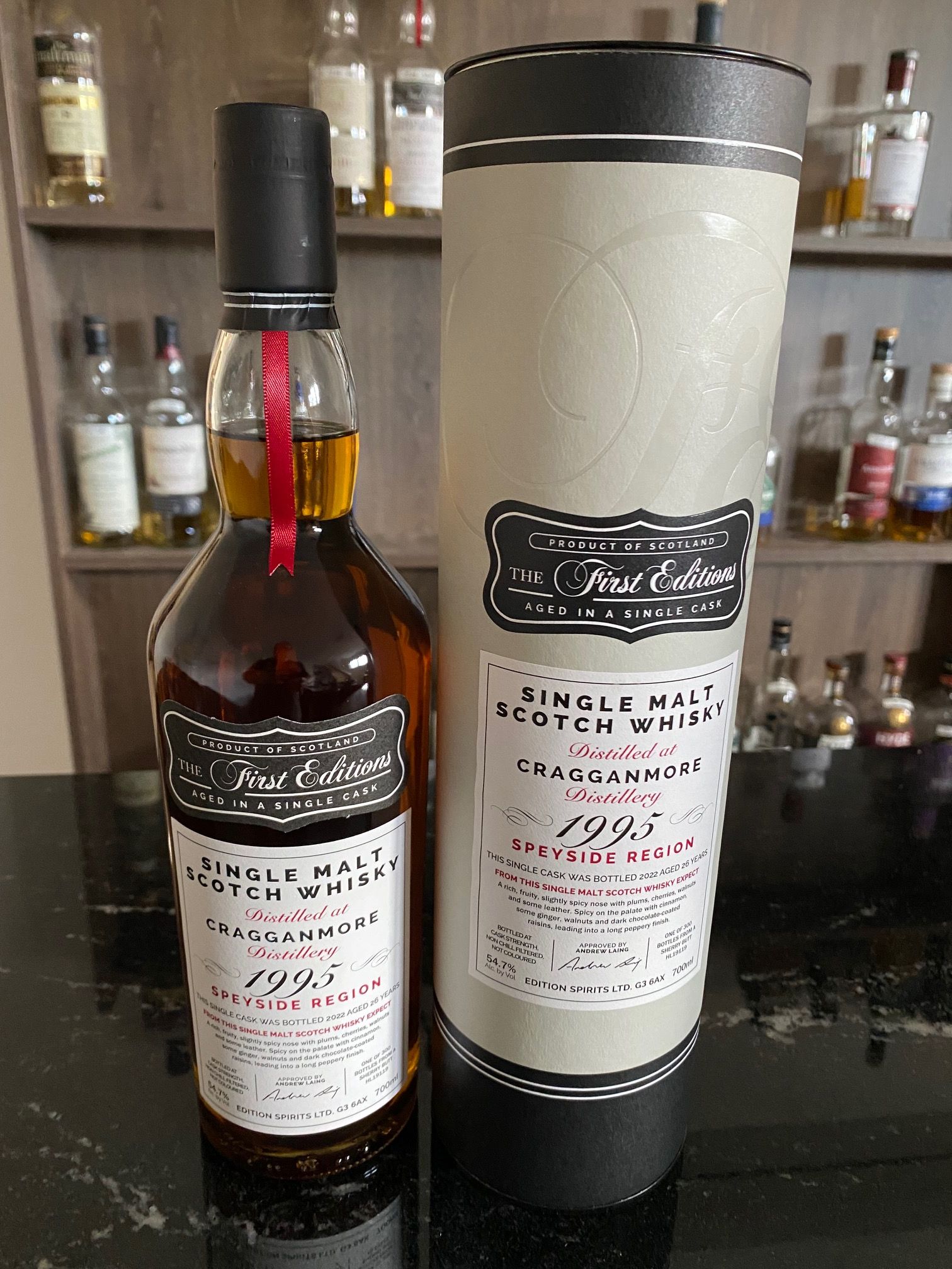 Hunter Laing Cragganmore 1995 26 y 54,7 %Vol, Sherry Butt