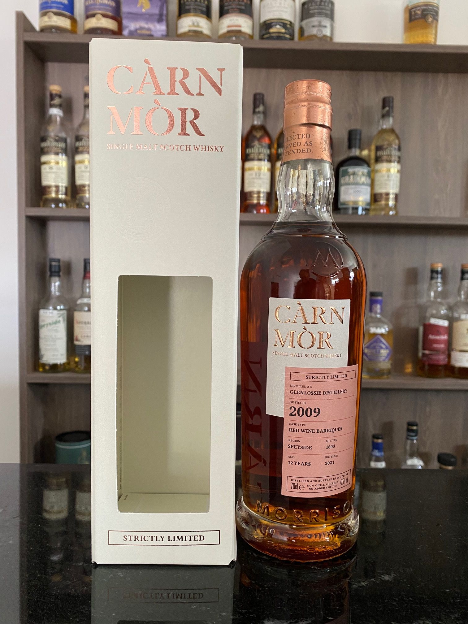 Carn Mor Glenlossie 2009 2021 12 Red Wine Barriques Speyside 47,5%Vol