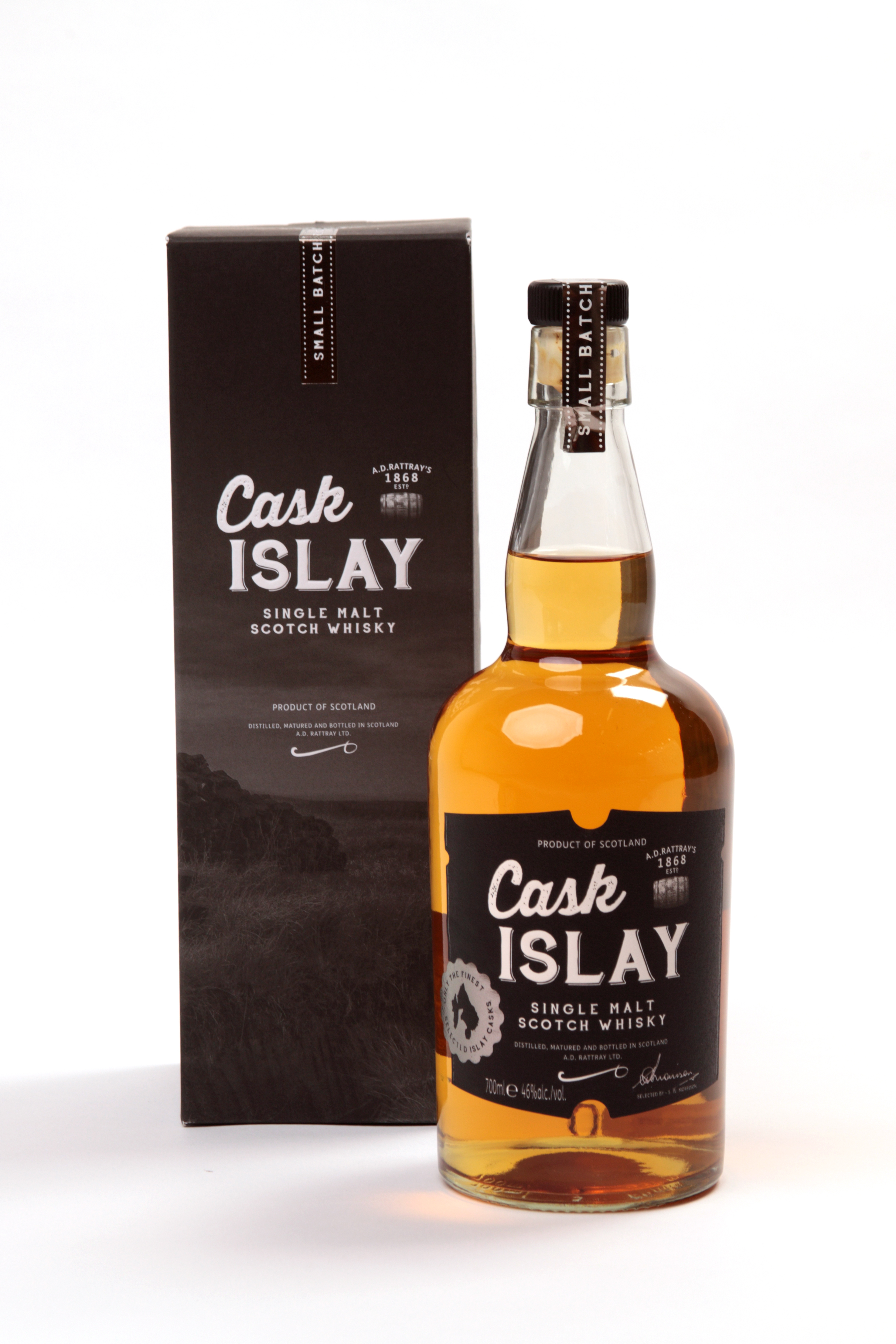 A. D. Rattray Small Batch Release Cask Islay Brennerei 46 %Vol