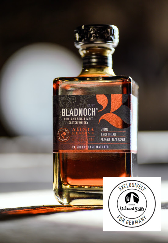 Bladnoch "Alinta Reserve" 46,7 %Vol 100% PX Sherry Cask matured Limited Edition exclusive for Germany