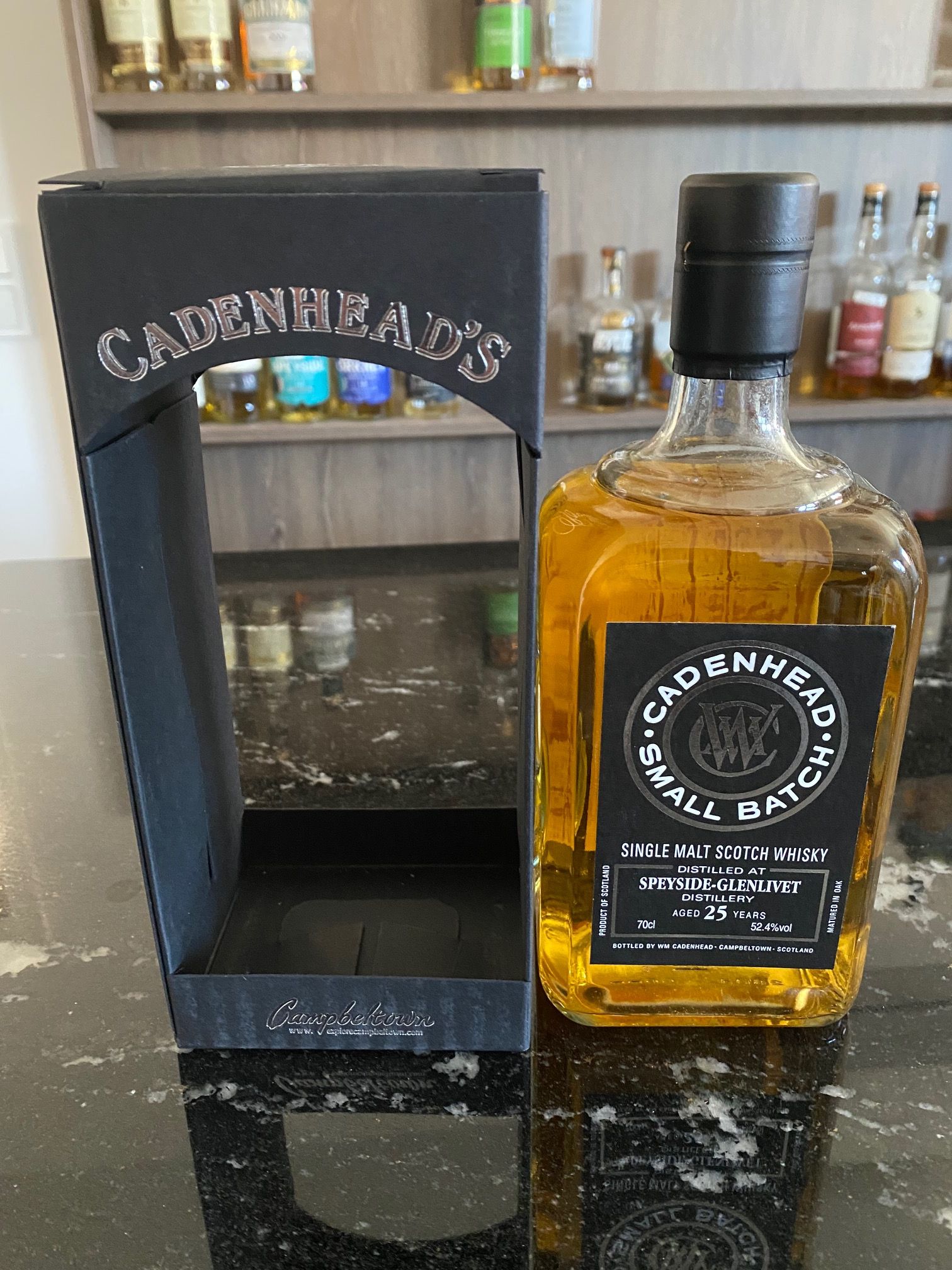 IMG_2132 Cadenhead`s Speyside Distillery 1991 25 y 52,4 % Hogshead for Sweden 312 bottles