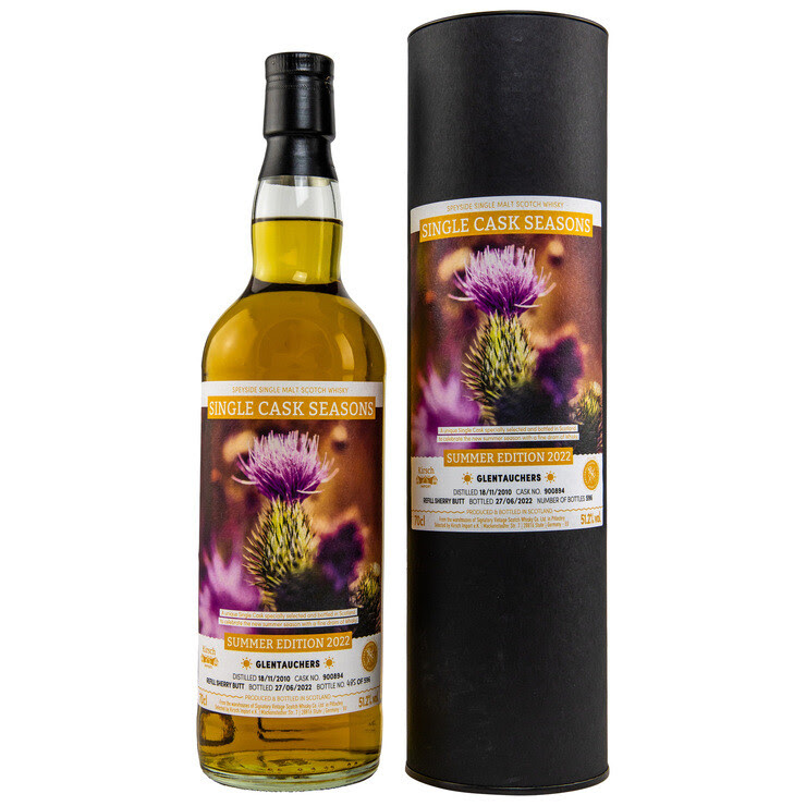 Signatory Single Cask Season Glentauchers refill Sherry 11y 51,2 %Vol