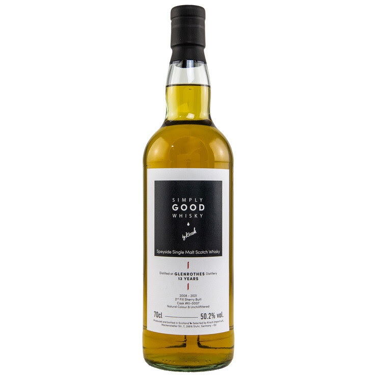 Glenrothes 13y Second Fill Sherry Butt Kirsch Simply Good Whisky 50,2  %Vol
