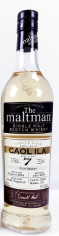 image0-3PYGQWHVQvFhF3 Maltman Caol Ila,2014 7 years, 54,1%Vol Refill Hogshead cask no. 300331