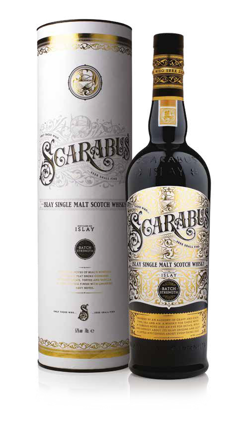 Scarabus_Batch_Strength_Flasche_mit_GePa-1 Hunter Laing Scarabus "Batch Strength" 57 %Vol refill Bourbon und virgin oak casks