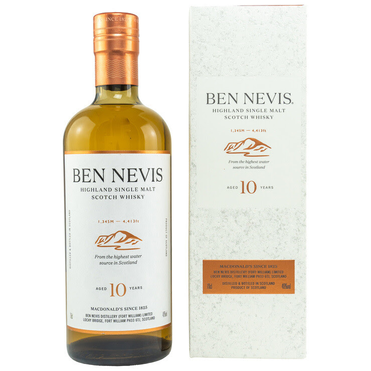 Ben Nevis 10 y Fasstyp: Oak Casks 46% vol.