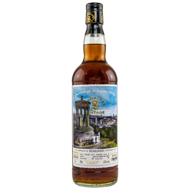 Signatory Benrinnes 2011/2022 Monuments Speyside Sherry Butt Finish 11y 43 %Vol