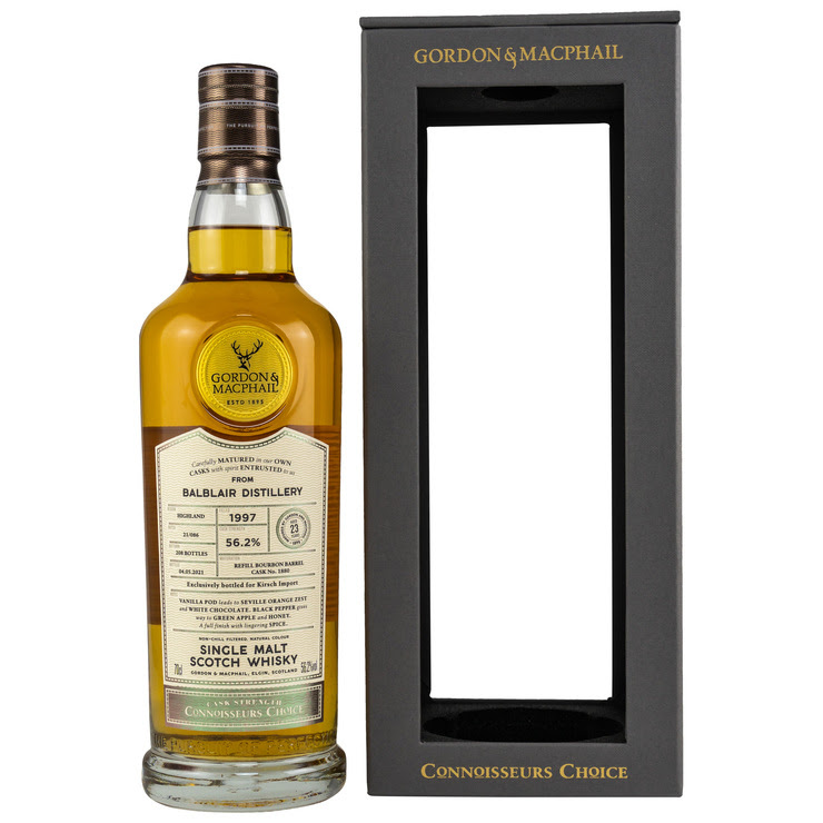 Balblair 1997/2021 Gordon & MacPhail Connoisseurs Choice 23y 56,2 %Vol refill Bourbon Barrel