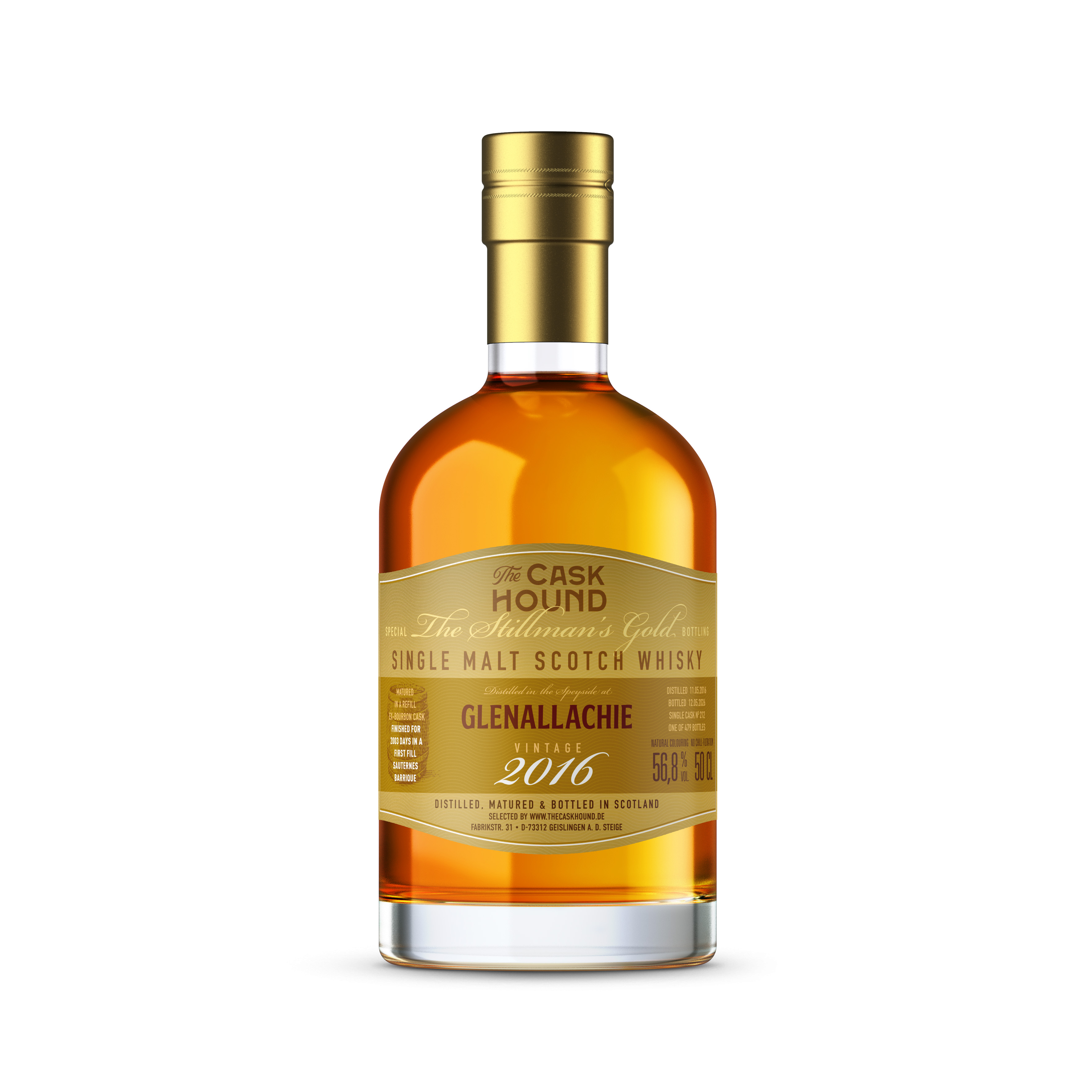 The Stillman’s Gold - Glenallachie 10yo - Sauternes Cask Finish - 56,8%Vol - 0,5l