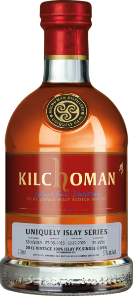 Kilchoman Vintage 2015 57 %Vol Pedro Ximenez Hogshead 329 bottles