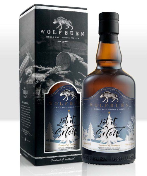 WOLFBURN "Let it Snow" limited X-mas Release - lightly peated 46 %vol / 2.000 bottles