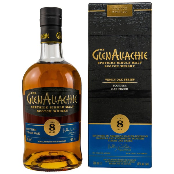 The GlenAllachie 8 y Scottish Oak Wood Finish Speyside Single Malt 8 y 48 %Vol
