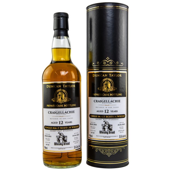 Craigellachie 2011/2023 12 y Sherry Butt#75900022 Duncan Taylor 52,4%Vol Whisky Druid