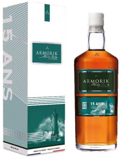 ARMORIK "15 ANS", Limited Edition Bourbon / Oloroso Sherry Cask, 46 % vol