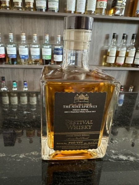The Nine Springs Peated Breeze Edition „Festival Whisky 2023“ 56,4 %Vol. 0,5l Cask Strength