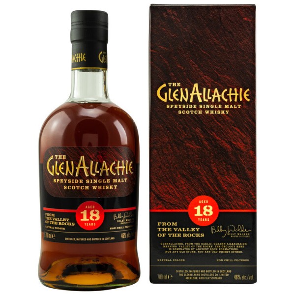 The GlenAllachie 18 y 46 %Vol Bourbon,Sherry und Virgin Oak Casks